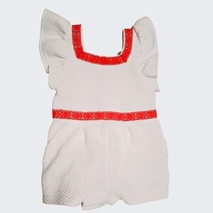 NEW JANIE & JACK Quilted Summer Romper 6-12 months